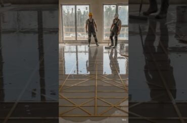 Luxury Dining Room Floor Transformation 😍 | Brass Inlay Epoxy Timelapse (Ultra Gloss 8K)