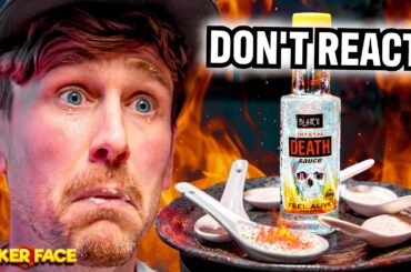 One of These Bites Is Sabotaged with Spice! | Poker Face Food Challenge
