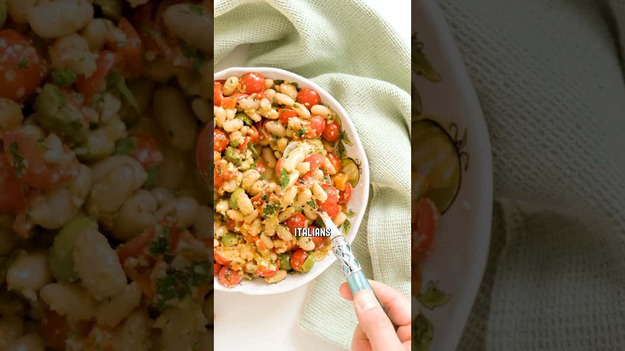Italian Farro and Bean Salad 🫘🥗 Italian Farro and Bean Salad 🫘🥗