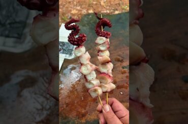 Cooking Walmart octopus #fishing #cooking #outdoors