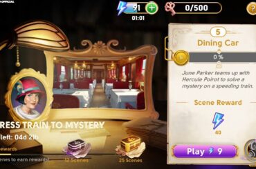 June's Journey Secrets 37 Scene 5 Dining Car Word Mode 4K ULTRA HD