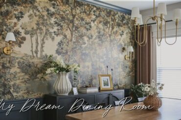 A Vintage-Inspired Moody Dining Room Makeover