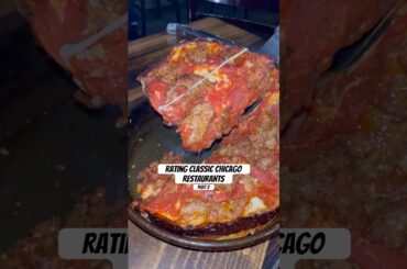 Rating classic Chicago restaurants🔥part 2 #chicago #chicagofood #food #chicagorestaurants