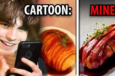 I Tried Making Cartoon Food Real