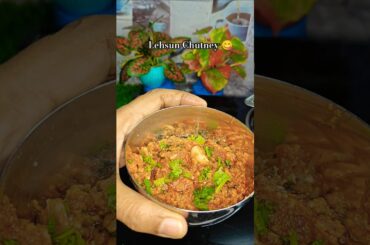 Lehsun ki Chutney Rajasthan Famous Chutney Recipe 😋#Garlicchutney#trending #shorts#cooking