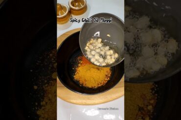 Spicy Chilli Oil Maggi 🌶️ | Maggi Recipe #shorts #cooking #food #maggi #fastfood #spicy #viral