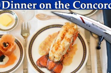 Dining on the Supersonic Concorde
