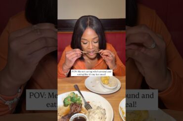 TERRIBLE ETIQUETTE! EATING LIKE A COW AT A FINE DINING RESTAURANT! #foodie #mukbang #datenight #food