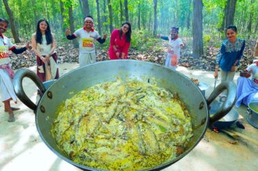 25kg Goat Meat & Special Pabda fish Curry cooking for Village people | villfood Kitchen