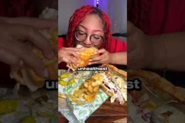 Healthiest Vs Unhealthiest Fast Food In The World 🍔🍕#shorts #food #healthy