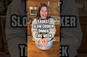 Easiest Slow Cooker Dinner This Week! #recipe #cooking #fypシ #dinner #comfortfood #crockpot #yummy