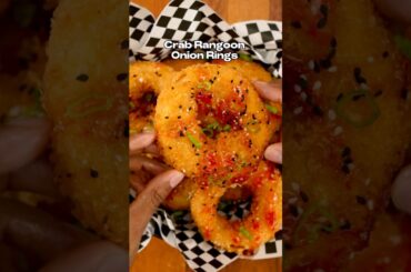 Crab Rangoon Onion Rings 🦀🧅🔥