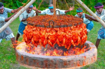 CHICKEN MANDI BIRYANI | Underground Arabian Traditional Recipe Cooking in Village | Kuzhi Mandi