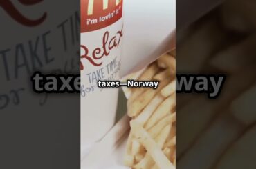 The truth about mcdonalds $15 McDonald’s Meal in Norway 🇳🇴 #FineDining