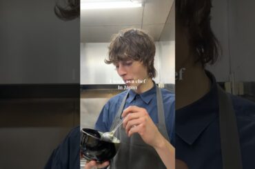 I’m working as s chef in the Japanese countryside in a fine dining restaurant #chef #japan #travel