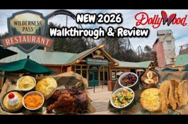 Wilderness Pass Restaurant Review & Walkthrough (Dollywood’s Newest Restaurant) Pigeon Forge TN