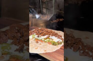 Let’s make a burrito on the blackstone griddle #blackstone #blackstonegriddle #burrito #cooking #fyp