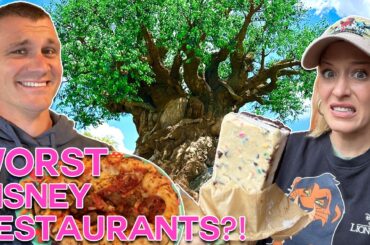 Can These BAD Disney World Restaurants Be Redeemed?! | Animal Kingdom Snacks, Quick & Table Service