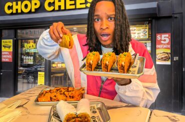 I Tried This Restaurant POPULAR Chopped Cheese Tacos..
