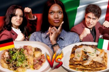 🇩🇪 Germany vs 🇮🇹 Italy: Which Country Has the Best Potluck Party Food? | World War Chef (ENG/KOR)