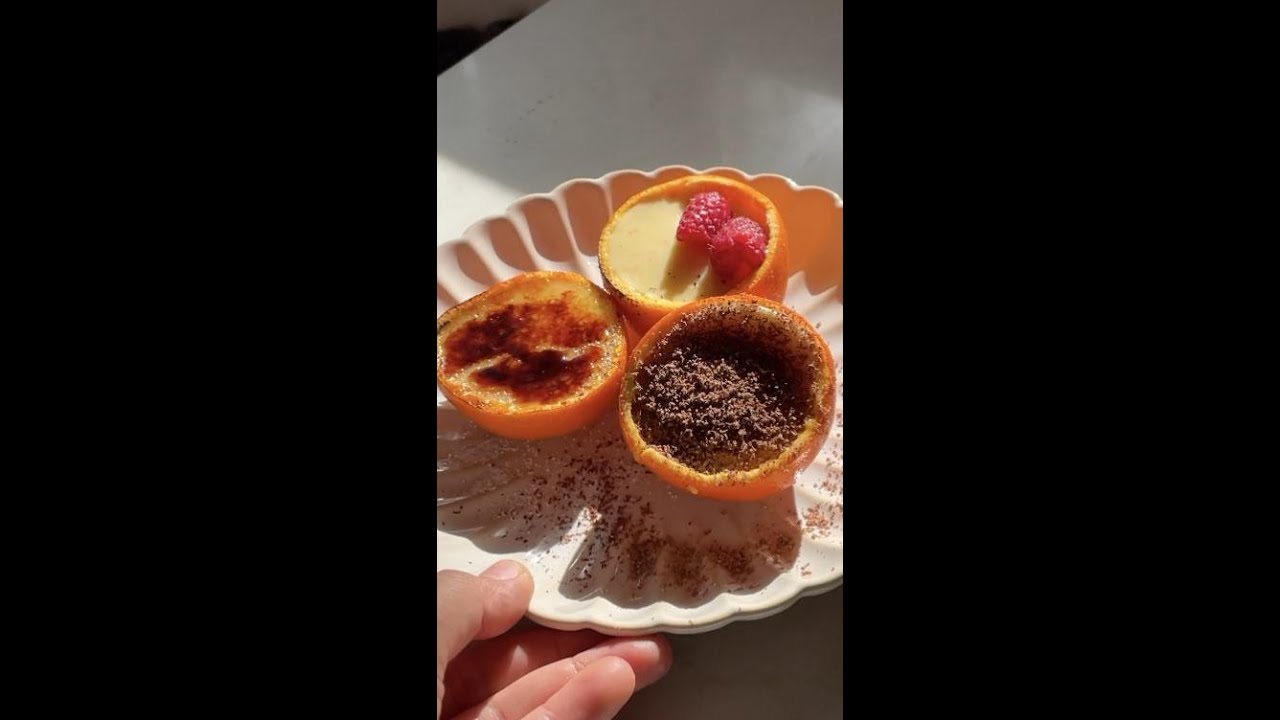 Blood Orange Posset 🍊 Blood Orange Posset 🍊