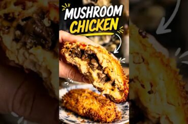 Juicy Chicken Rolls with Mushrooms & Cheese #easyrecipe #cooking