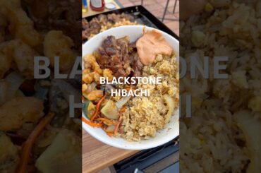 Blackstone Hibachi Steak & Shrimp🥩🍤 #blackstone #dinnerideas #griddle #cooking