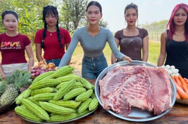 Amazing cooking pork with bitter melon recipe