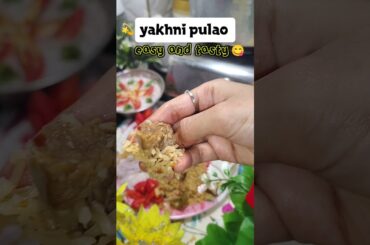 yakhni pulao recipe😋#youtubeshorts #shorts #shortsfeed #yakhnipulao #cooking #trending #viral
