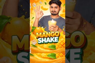 mango shake 🥭#trending #food #cooking #recipe #indianfood #eveningsnacks #streetfood #youtubeshorts