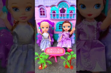 Satisfying Unboxing Cute Pink Barbie Doll House Playset | Dining Table Toys Collection Review | ASMR