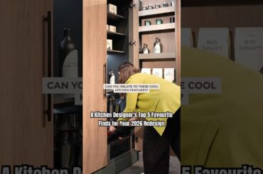 Why You NEED a Pull-Down Chef’s Table! Tired of bending down? Watch this 👀 #kitchenhacks #storage