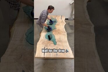 Massive lake for a 9 foot long dining table