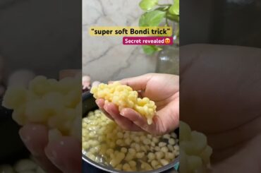Stop Making Hard Boondi!❌| the secret reveal! #Shorts #Cooking #viral #ytshorts #reels #food #foodie