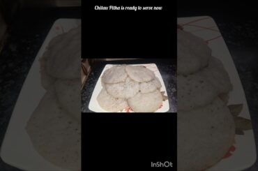 Chitau Pitha Recipe 😋#shortvideo #recipe #food #cooking #shorts #utubeshorts #easyrecipe