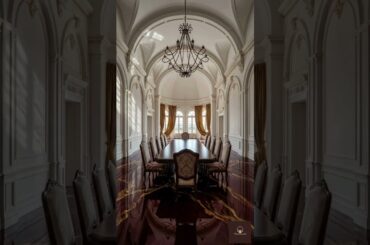Classic Mansion Dining Hall - Royal Burgundy Epoxy Timelapse (Opulent Mirror Reveal)