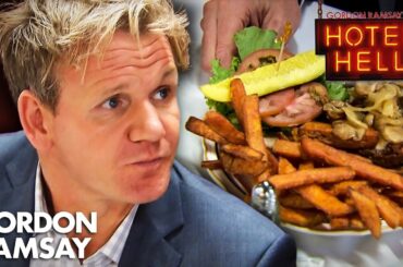 Gordon Is Served A RAW Burger! | Hotel Hell | Gordon Ramsay