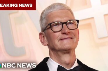 BREAKING: Apple announces Tim Cook to step aside as CEO