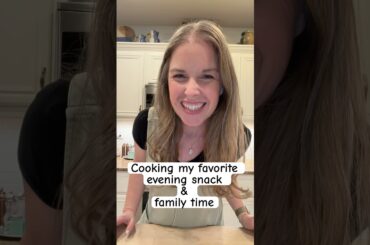 Making my favorite evening snack & family time #cooking #recipe #family #lifestyle #snacks #momlife