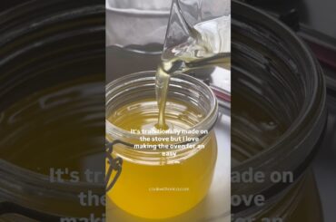 How to Make Ghee - Liquid Gold #ghee #recipe #cooking #cookwitherica #winkofaneye #butter