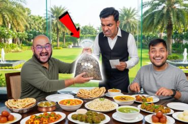 Paying Every Food Bill With ₹1 Coins Only | Coin Challenge | Viwa Food World