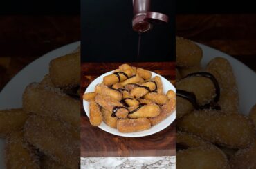 Churros ASMR Cooking #shorts #asmr #recipe #cooking #crunchytreats #streetfood #sweetdish #summer