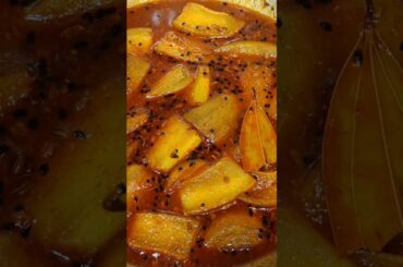 Kacchi Keri / Aam ki Khatti Meethi Sabji Recipe #recipe #cooking #food #indianfood #foodie #shorts