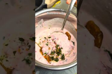 Beetroot raitha #beetroot #coolingfoods #summerrecipes #food #shorts #explore #cooking #easyrecipe