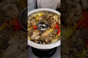 🐔 Chicken Mandi Biryanil Recipe - #chickenmandi #shortsvideo #cooking #Mandishanashappykitchen