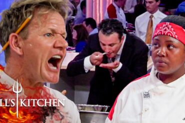 Chef Ramsay Loses It as the Red Team Serves Mushy Risotto Three Times | Hell's Kitchen