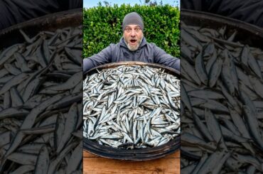 Crispy Sprats Deep Fry | Ice Block Fish #food #cooking #fish