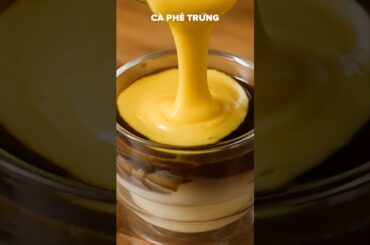 Vietnamese egg coffee (Cà phê trứng) 🇻🇳🍳☕️