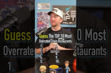 Top 10 Most OVERRATED CHAIN Restaurants! Do You Agree? #restaurant #chain #top10 #guessinggame
