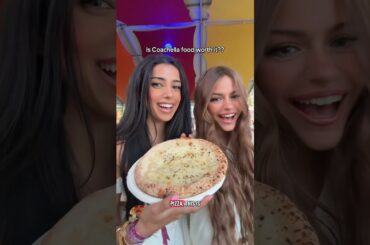 HOW MUCH IT COSTS TO EAT AT COACHELLA?? #food #eating #shorts @jul@juliahmolinari